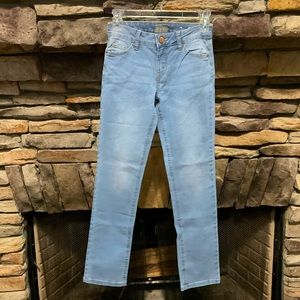 Justice denim jeans, size 12 slim